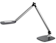 Светильник настольный светодиодный Мелодия Света BL1216 220В 10Вт Серебро картинка 